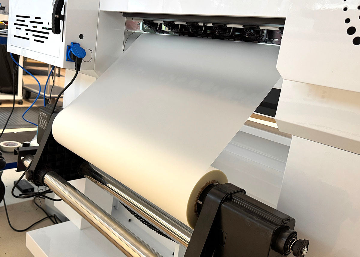 DTF-film, dubbelsidig matt 60 cm x 100 m