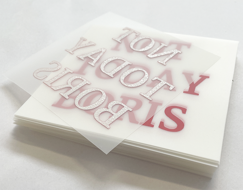 DTF-överföring - Efter storlek