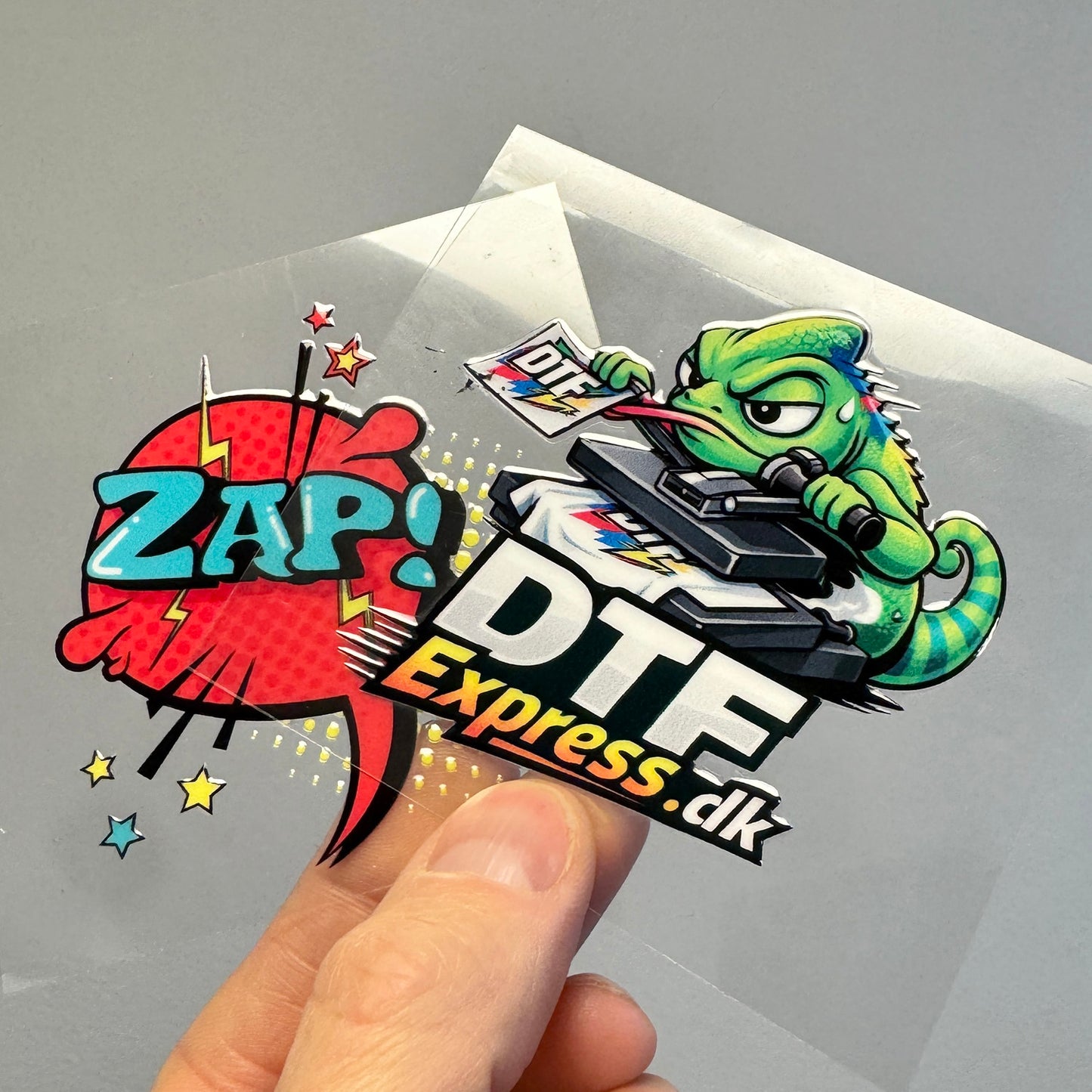 Gratis provpaket DTF + UV-klistermärken