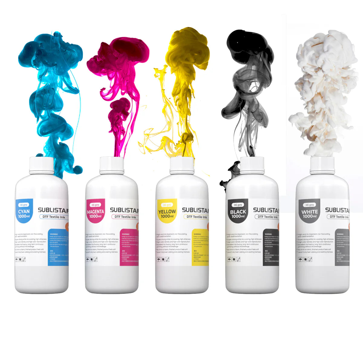 DTF Pro CMYK-bläck 1 liter 